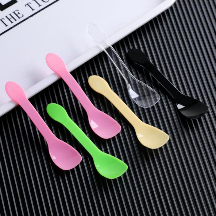 一次性勺子/刨冰勺塑料勺/冰淇淋勺 冰激凌酸奶勺独立包装100只装