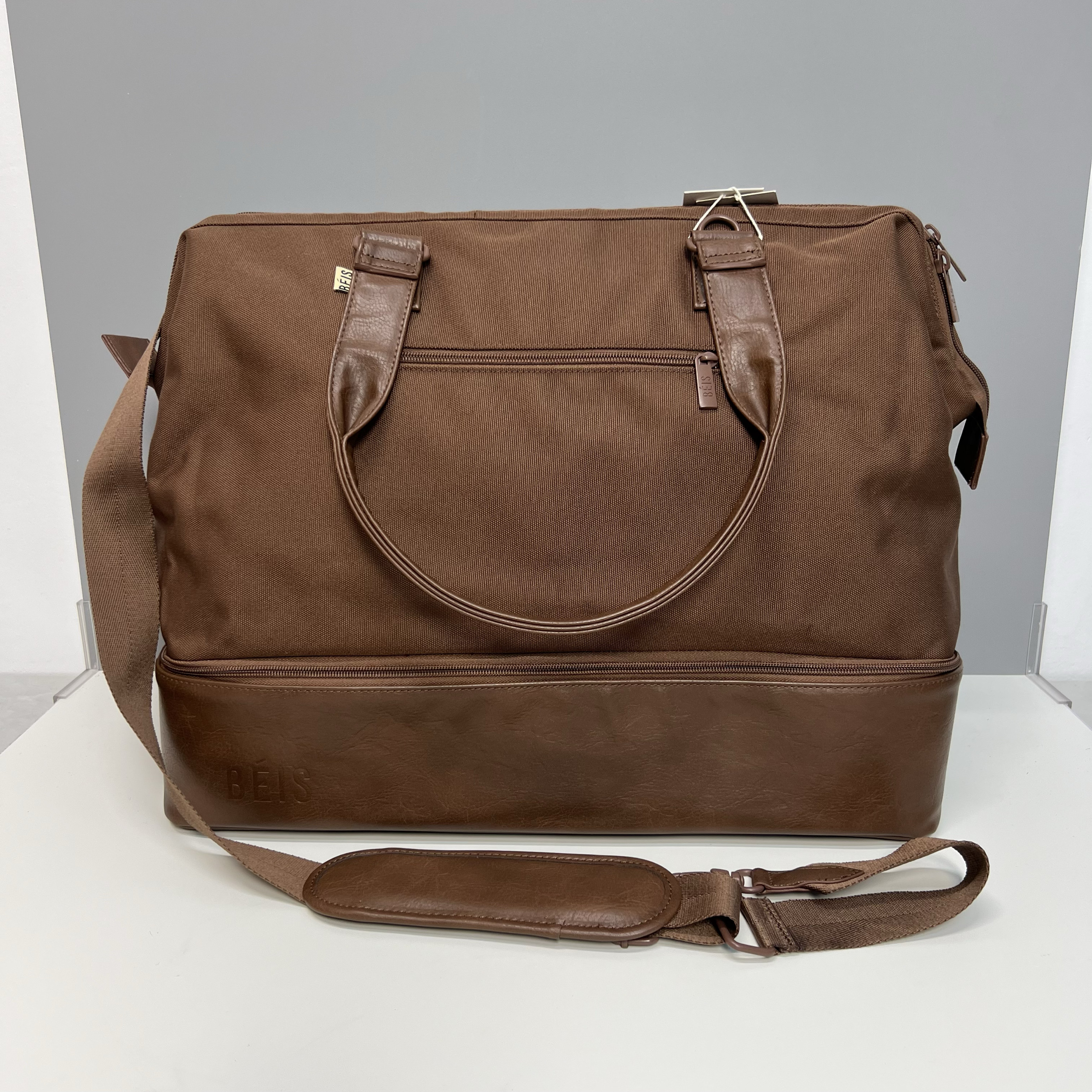Foreign Trade Simple Solid Color Canvas Travel Bag Large Capacity Shoulder Bag Handbag Travel Luggage Storage Bag Tote Bag