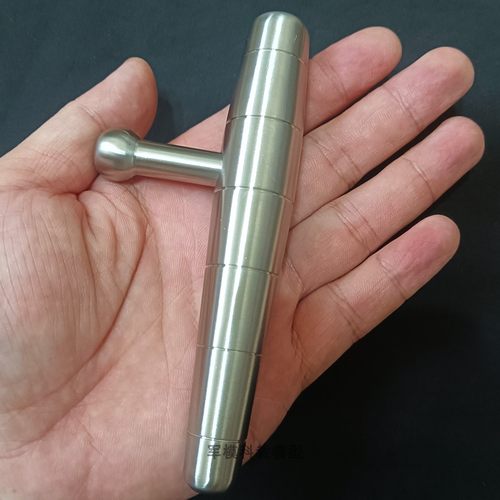 正品304钢实心CNC精工酷棍战术棍