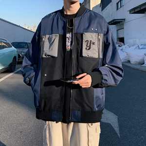 2024春工装刺绣夹克外套 蓝色JK036-P40图片
