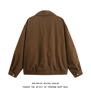 白底风春季纯棉美式水洗夹克外套  JK055-P98 控148元 现货图片