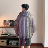 2023港风纱网镂空全包边防晒衣5短裤KK011-P45JK046-P88控128，男装夹克，电商B237