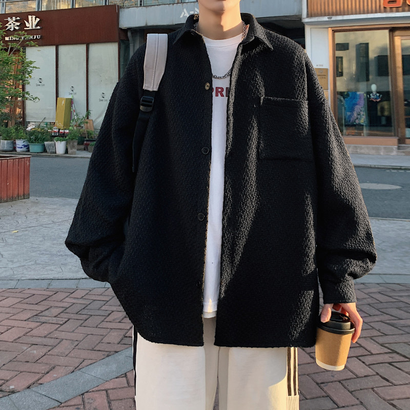 2024春季新款小香风编织衬衫外套男 CC033-P45 控68图片