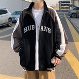 2024春季新款夹克外套开衫刺绣撞色港风灰色W025-P88控118元，男装夹克，电商B237