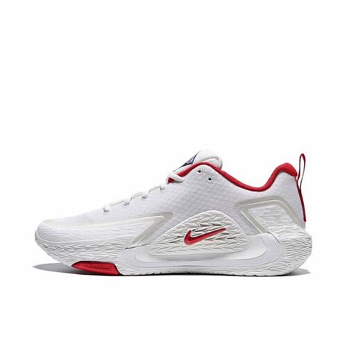 超酷 Nike S.T. GLOW 白红色百搭舒适低帮篮球鞋 男款 IQ1129-061