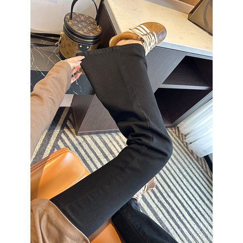 秒变大长腿！高腰弹力微喇牛仔裤