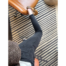 女高腰显瘦九分铅笔裤 巨好穿 加绒小脚牛仔裤 弹力修身 子 靴裤