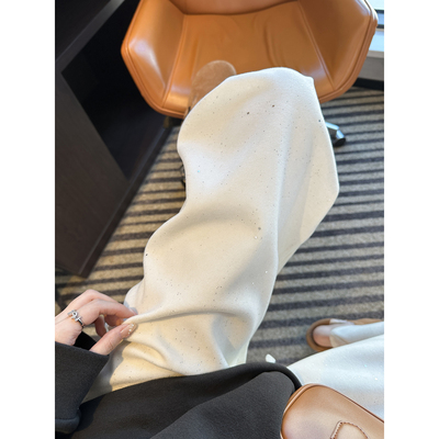 超级美腻！buling撒银阔腿休闲裤