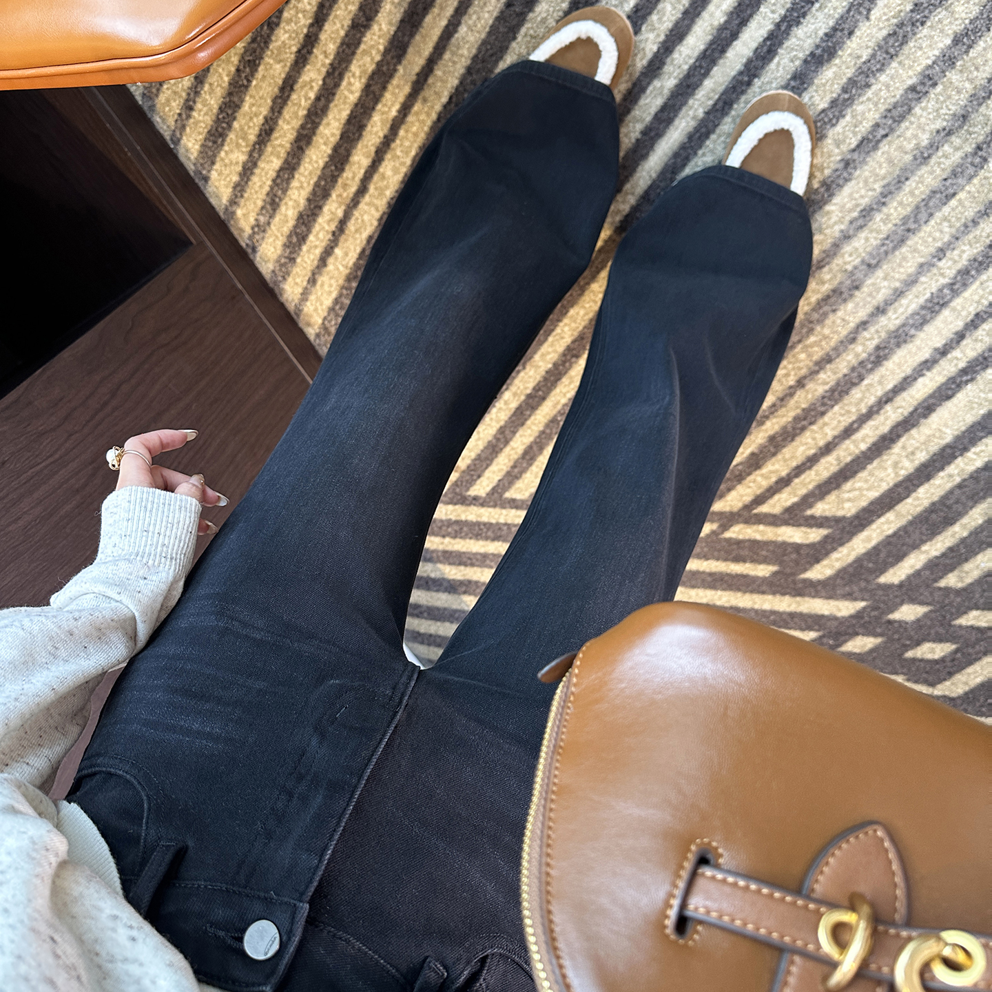 腿型雕刻家！~四面弹加绒筒叭女