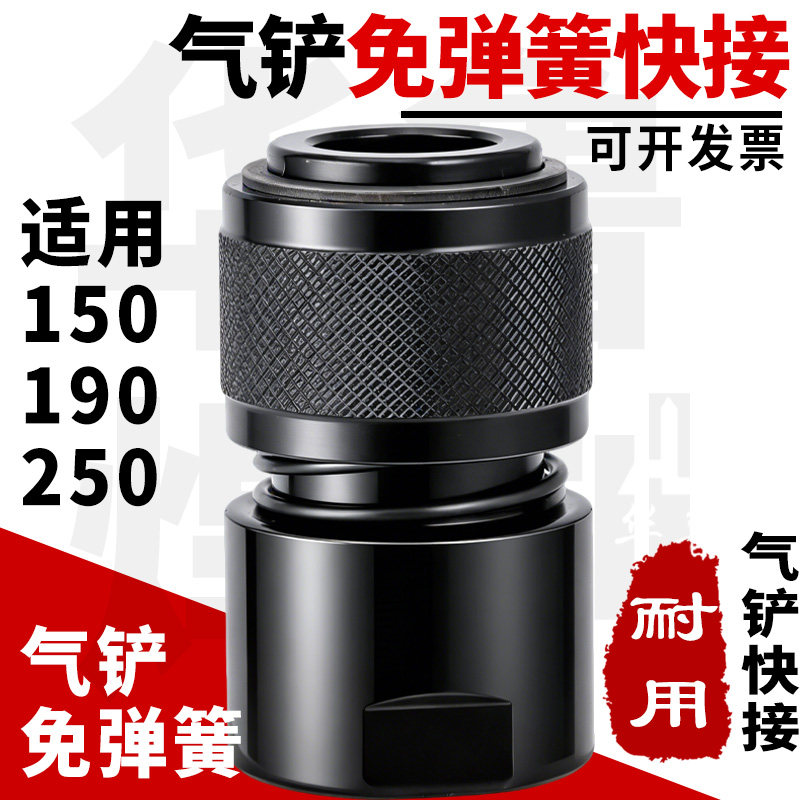 气铲免弹簧快接头黑色金属适用图片