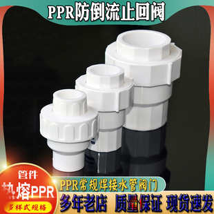 水管防倒流逆止阀PPR焊接单向进水止回阀4分6分1寸2寸热熔回水阀
