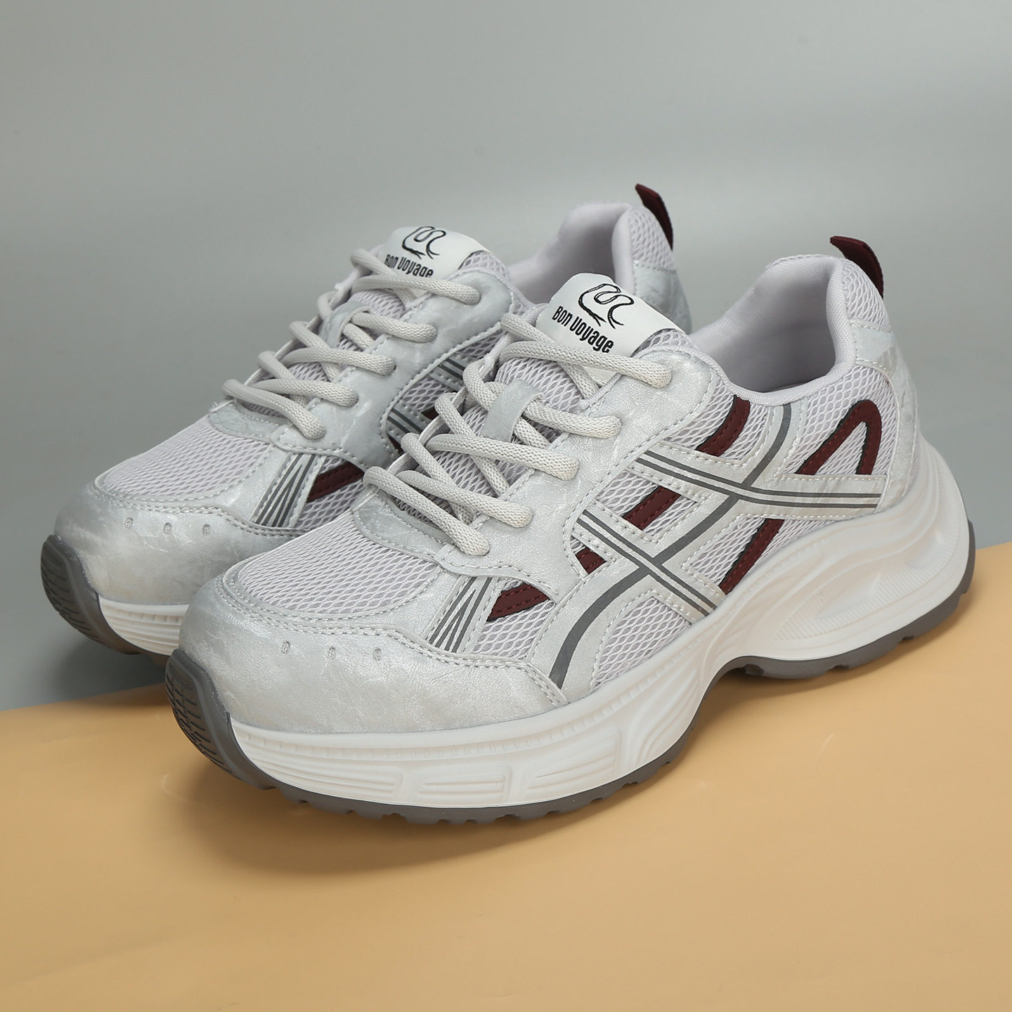 2026春季新款大码女鞋41到43加肥网面运动休闲老爹鞋舒适大号单鞋,女鞋,时尚休闲鞋,淘宝优惠券,粉丝福利购,淘宝优惠卷