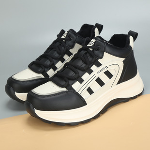 2025冬季新款大码女鞋41到43时尚运动休闲鞋舒适百搭加绒大号