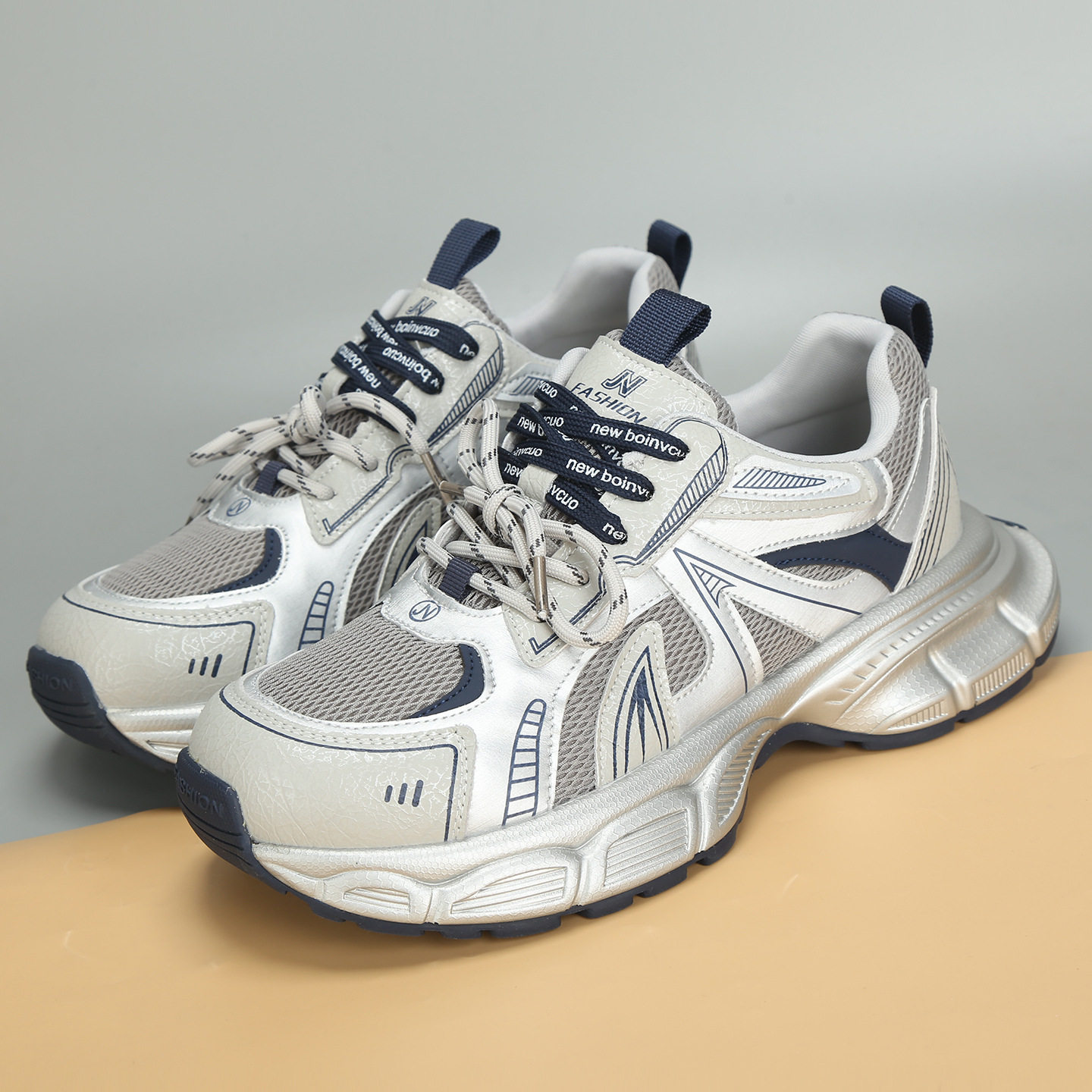 2026春季新款大码女鞋41到43加肥网面运动休闲老爹鞋舒适大号单鞋,女鞋,时尚休闲鞋,淘宝优惠券,粉丝福利购,淘宝优惠卷