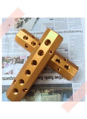 模具金色集水器分流器红蓝色直线多支管集水块IM3 IM4 IM6分水排
