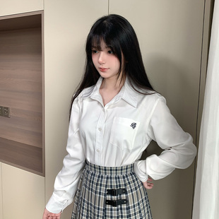 【铃音高】狗皮皮JK原创内搭长袖衬衫校供感日系打底T恤