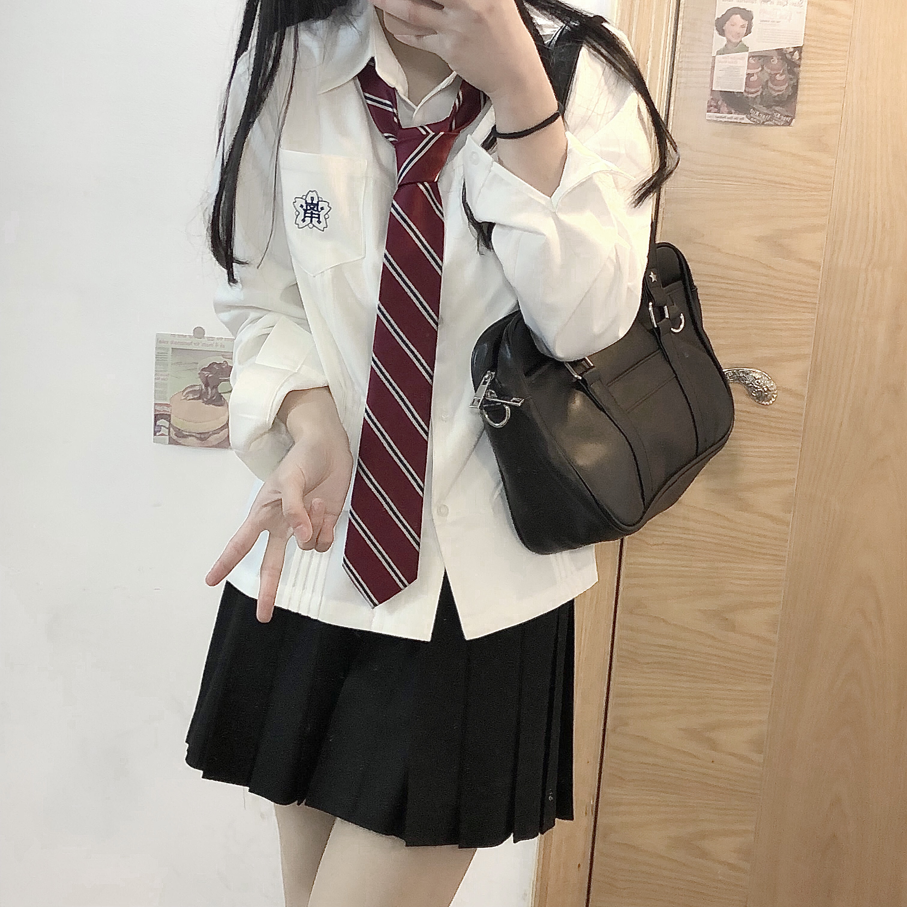 原创狗皮皮JK小岚中长袖