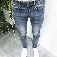 Chao Nan Han Han xiu Cat subsid subsid pen pen light blue ковбойские брюки Long Society Boy быстро сетевая Red Chic Original