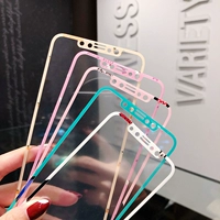 Apple 11pro Steel Steel Film Iphone11 Пленка полная экрана мягкая граница водопады 11max Cartoon Color Plam and Glitter