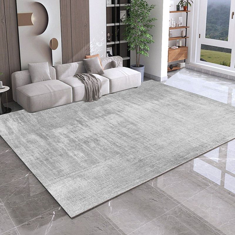 现代简约地毯客厅茶几垫地毯卧室高级轻奢圈绒家用房间ins风地垫