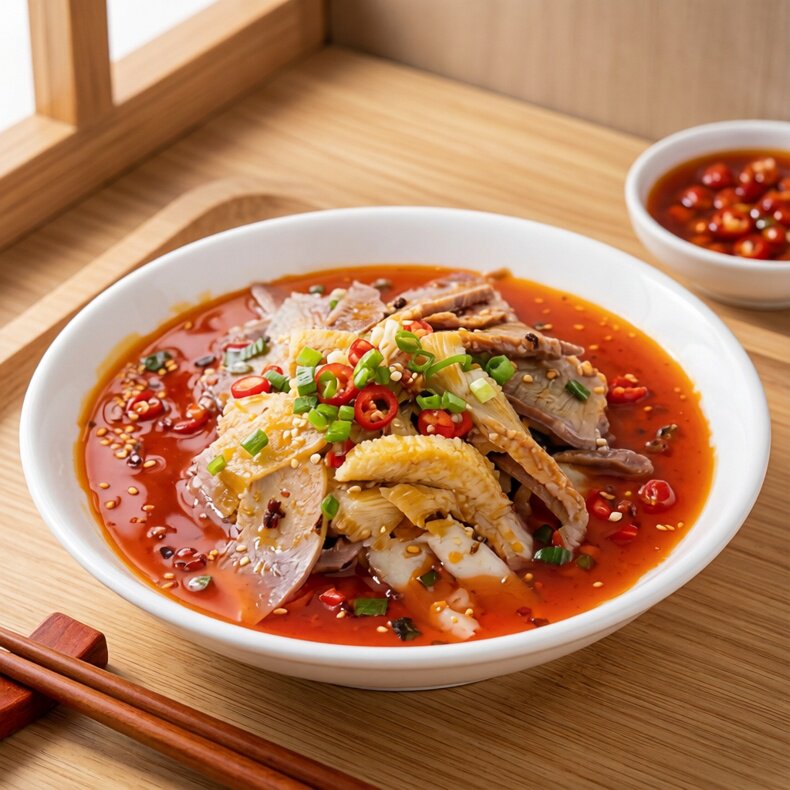 乡当优夫妻肺片四川麻辣红油牛杂卤味牛肚舌凉拌下酒菜即食牛肉