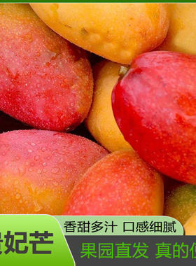 广西贵妃芒新鲜芒果香甜水果当季整箱热带红金龙玉青煌大台辣椒