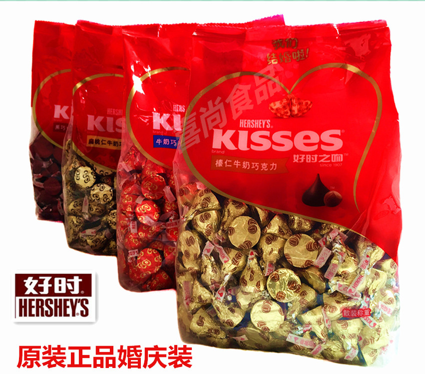 KISSESºÃʱ֮Îǹú²ú4ÖÖ¿Ú1148gÔ×°ÕýÆ·»éÇì×°ÁãʳÇÉ¿ËÁ¦Ï²ÌÇÌǹû