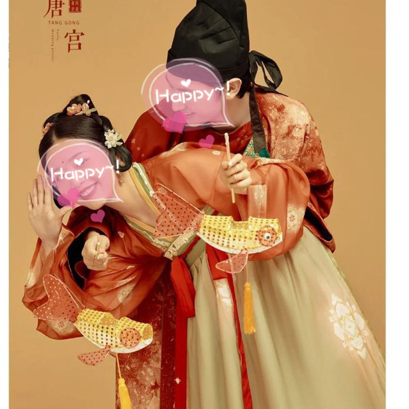 新影楼古装汉服拍照道具手提金鱼灯笼中国风婚纱唐宫夜宴拍摄道具