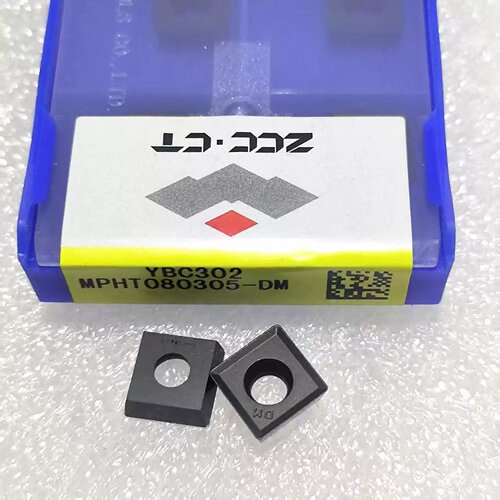 株洲钻石三面刃数控铣刀片MPHT060304/080305/120408-DM 正品耐磨