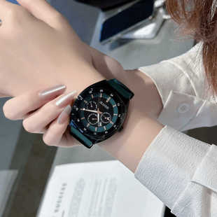 歌浪迪手表潮流时尚腕表男女同款石英表防水运动女孩时尚百搭女表