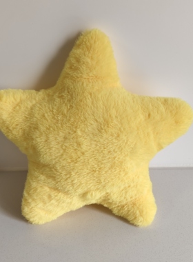 库存尾货毛绒玩具可爱黄色星星娃娃儿童安抚高35厘米