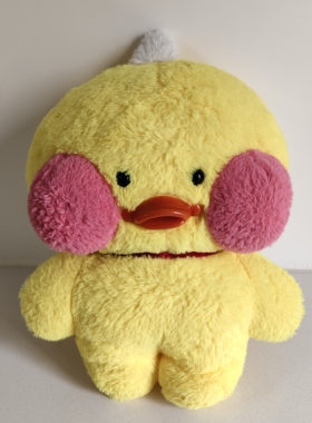 库存尾货毛绒玩具可爱黄色鸭子娃娃儿童安抚高45厘米