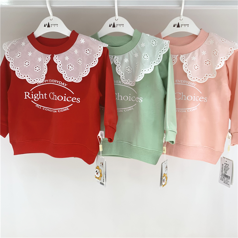 秋款1到4岁圆领休闲卫衣安卡米