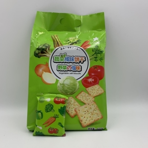 众星每日蔬菜咸味饼干网红九蔬薄脆粗粮代餐营养野菜饼干休闲零食
