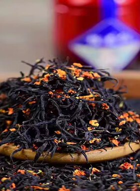 青岛野生崂山桂花红茶蜜香茗苑春