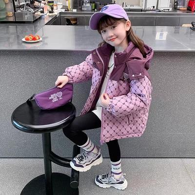 女童羽绒棉服冬装2025新款
