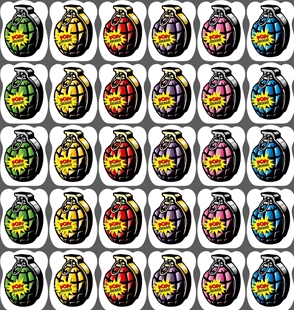 整蛊玩具惊吓包儿童玩具整人炸包彩色手雷包 空气炸包 萝卜刀炸包