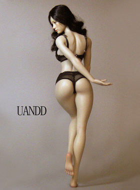 完美身材女兵人uandd包邮软体1/6