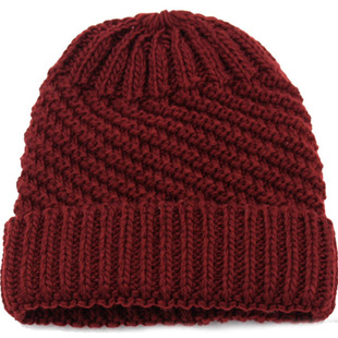 老太太毛线帽子单层薄款春秋针织帽婆婆帽妈妈帽中老年秋冬帽子女