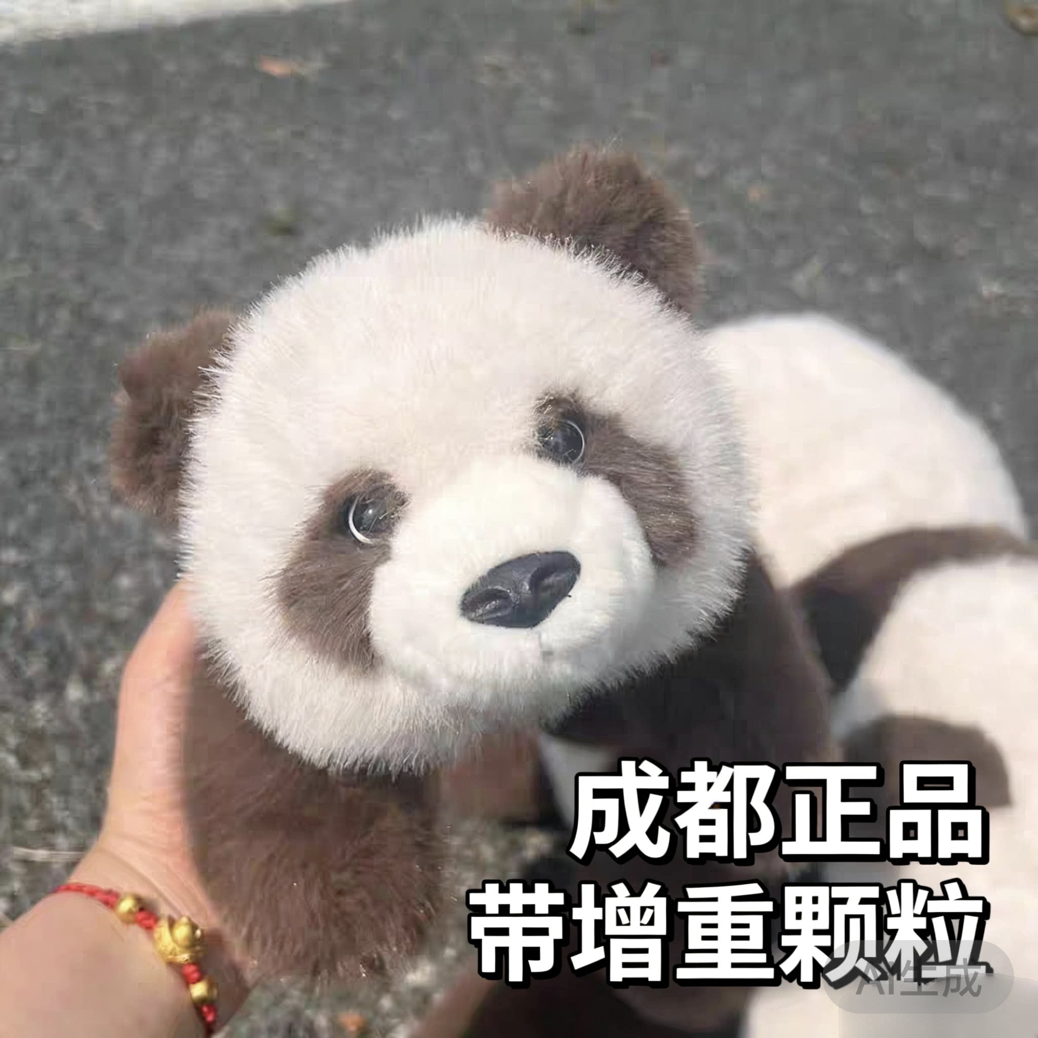 正品成都大熊猫纪念品花花玩偶毛绒玩具伴手礼公仔生日送老外礼品