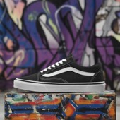 SKOOL经典 款 黑白低帮男女鞋 VANS范斯OLD 情侣帆布板鞋 VN000D3HY28