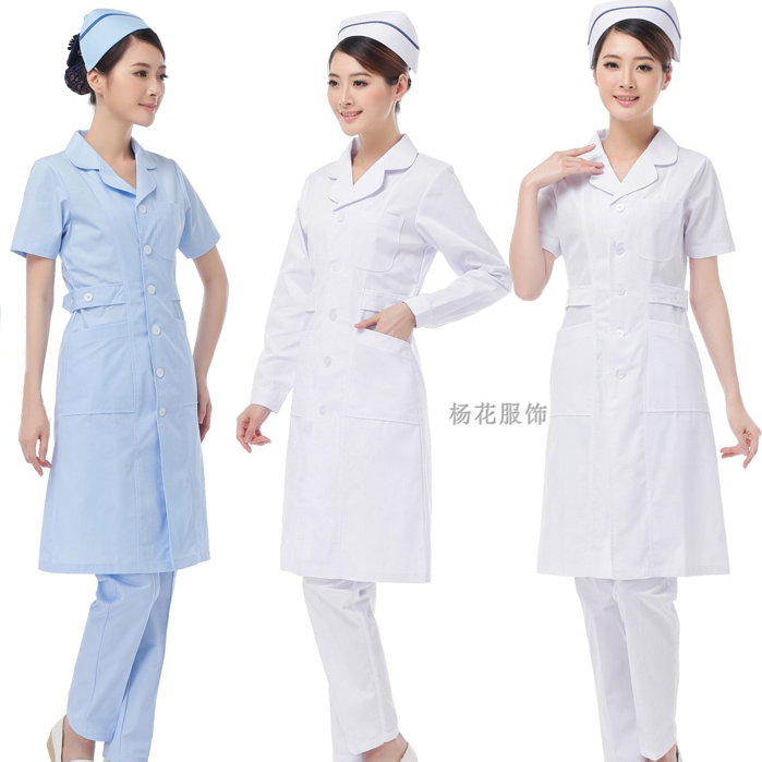 护士服冬装长袖 护士服上下圆领护士服大褂医院服装医护服护士裙