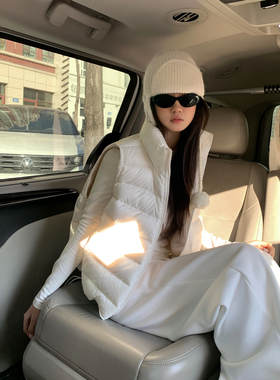 Middletone | 小暖炉马甲 新国标90白鸭绒排骨马夹冬季外穿马甲