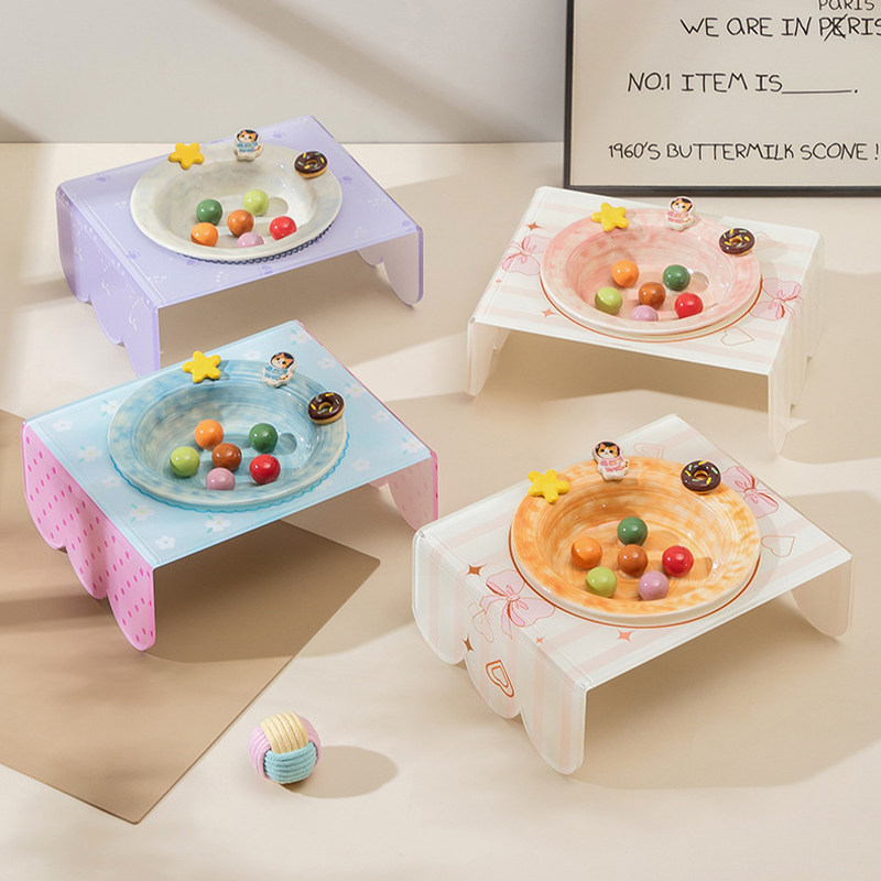可爱卡通太空猫宠物盘 高脚猫狗碗慢食碗 创意星球宠物零食陶瓷碗,宠物/宠物食品及用品,猫狗碗/慢食碗,淘宝优惠券,粉丝福利购,淘宝优惠卷