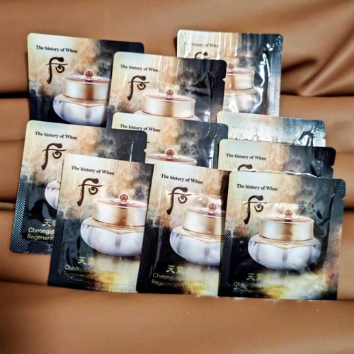 whoo天气丹滋养日晚营养霜小样