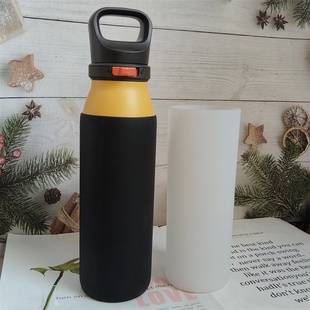 硅胶水杯套适用于同款 苏泊尔600ml速开双饮保温杯杯套水杯保护套