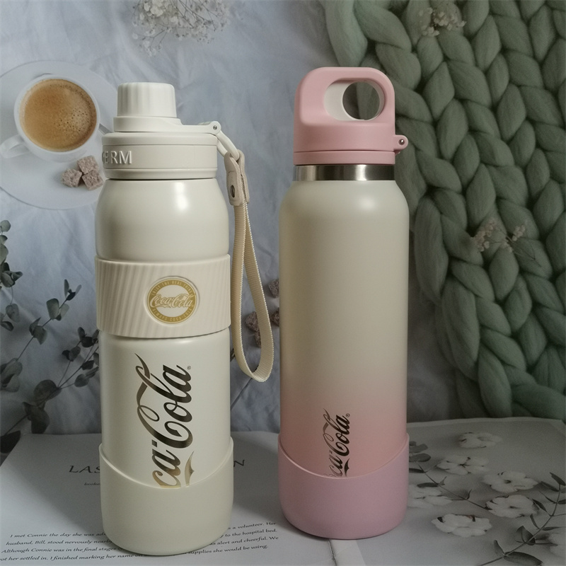 硅胶杯垫germ潘展乐可口可乐保温杯底套580/600ml水壶保护套底托