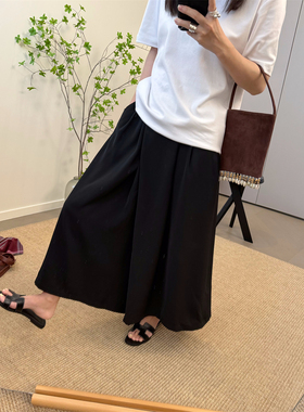 MKDesign 清仓品牌订单 高品质松紧腰裙裤