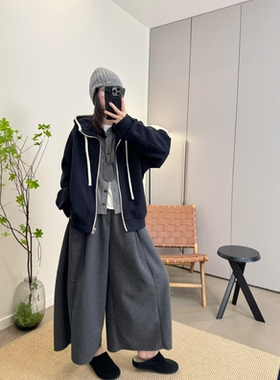 MKDesign 秋冬新品 大阔腿裙裤