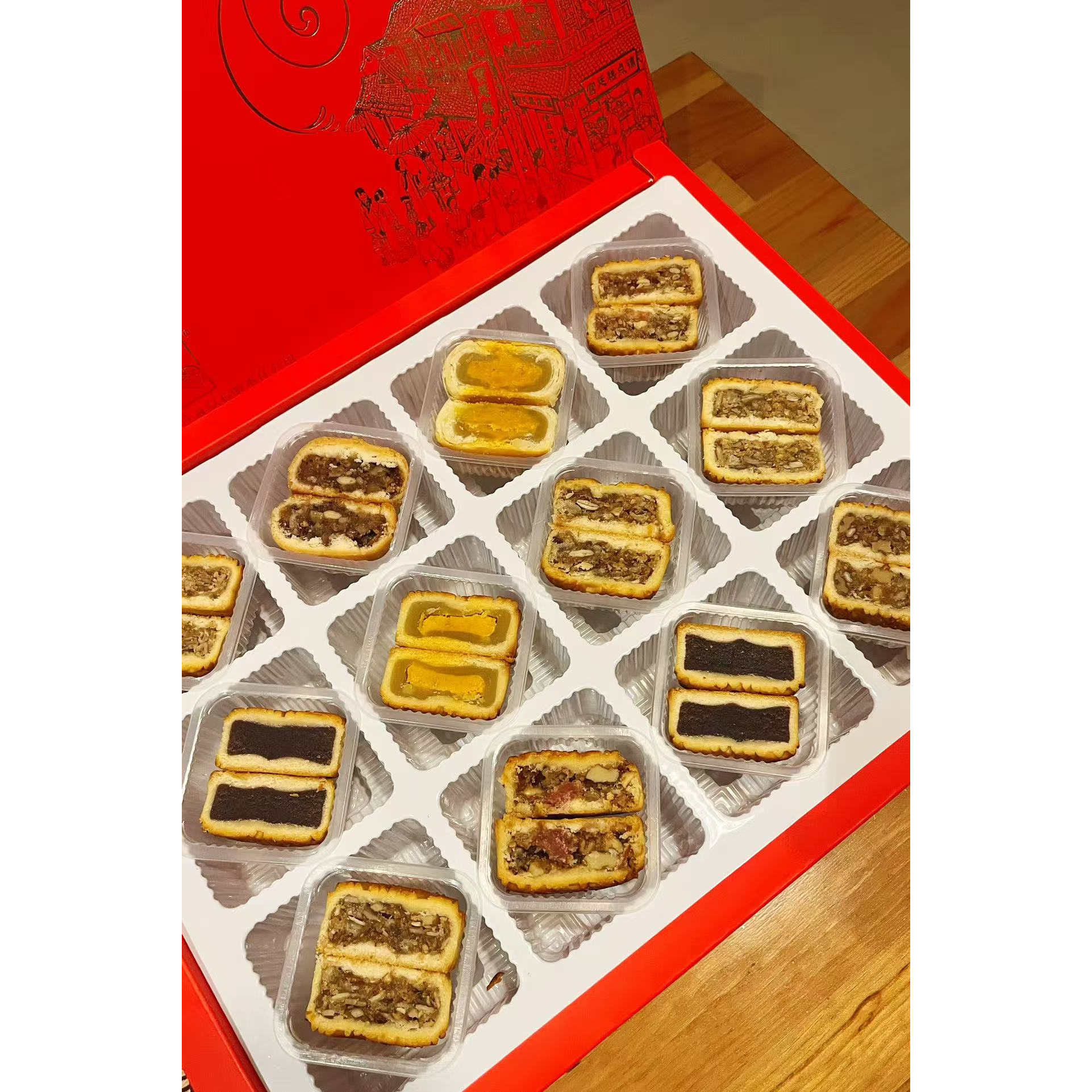 成都文殊院宫廷糕点蛋黄莲蓉火腿月饼云腿月饼传统糕点中秋送礼